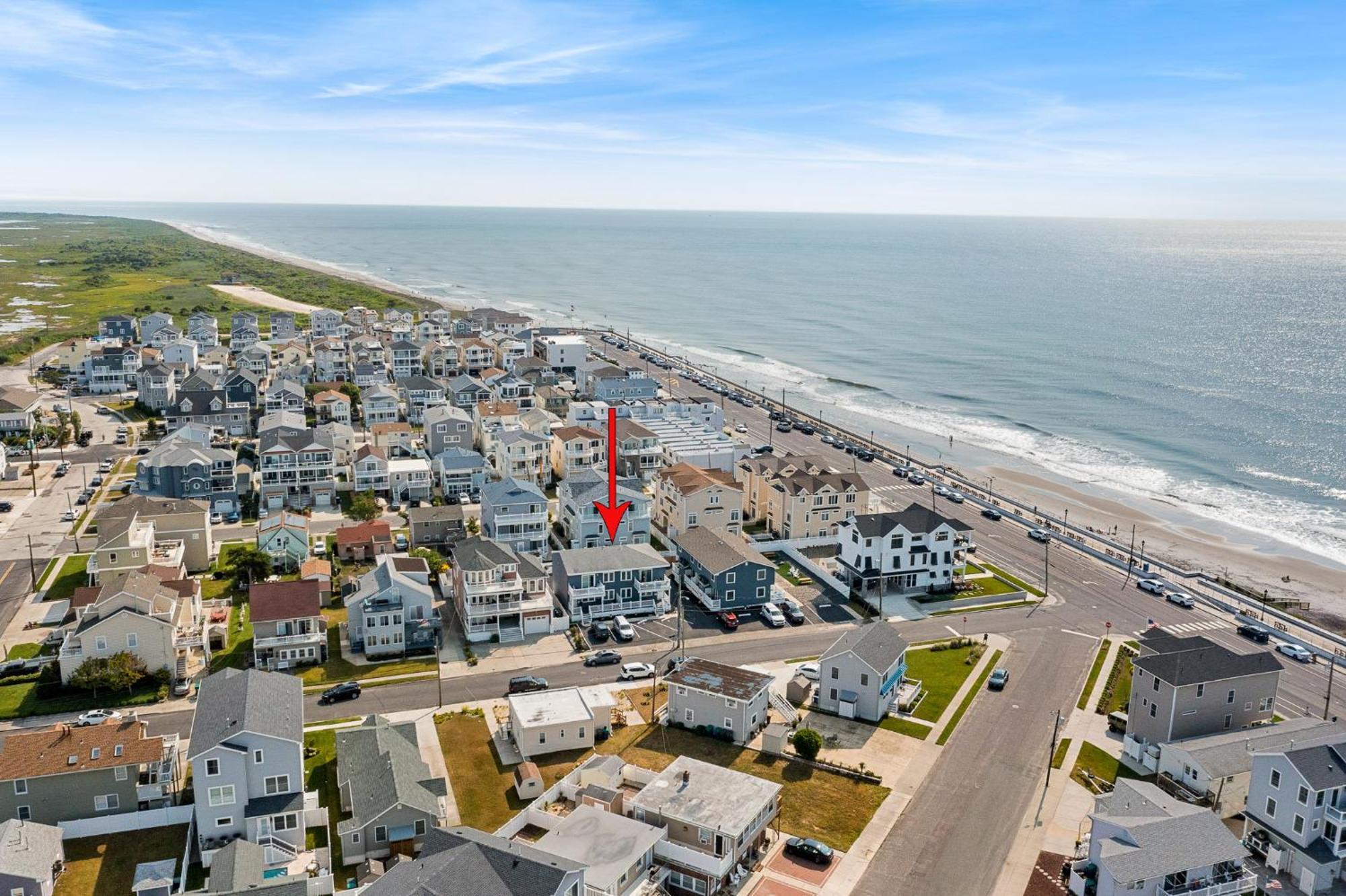 Beach Block Parking Modern Decor Porch Brigantine Exteriér fotografie