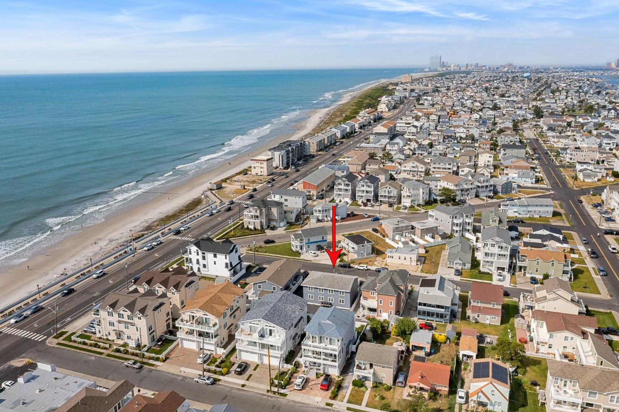 Beach Block Parking Modern Decor Porch Brigantine Exteriér fotografie