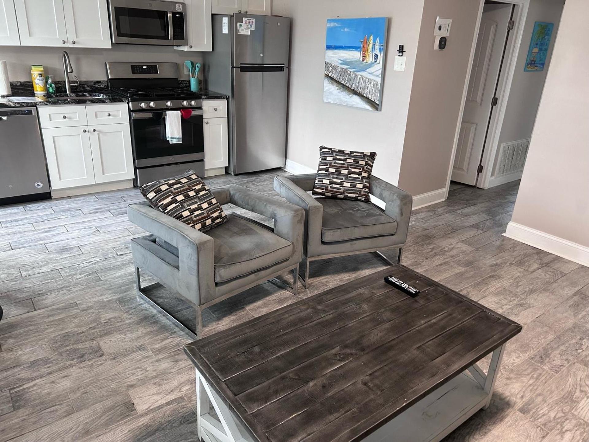 Beach Block Parking Modern Decor Porch Brigantine Exteriér fotografie