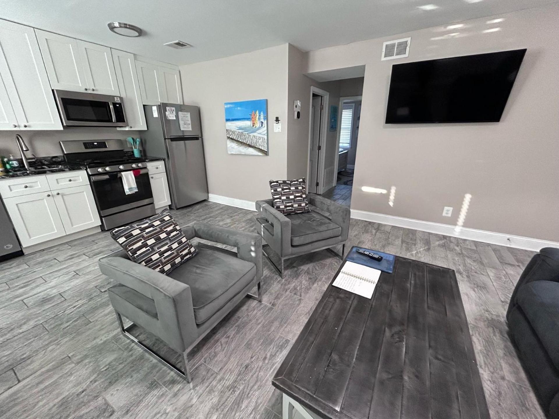 Beach Block Parking Modern Decor Porch Brigantine Exteriér fotografie