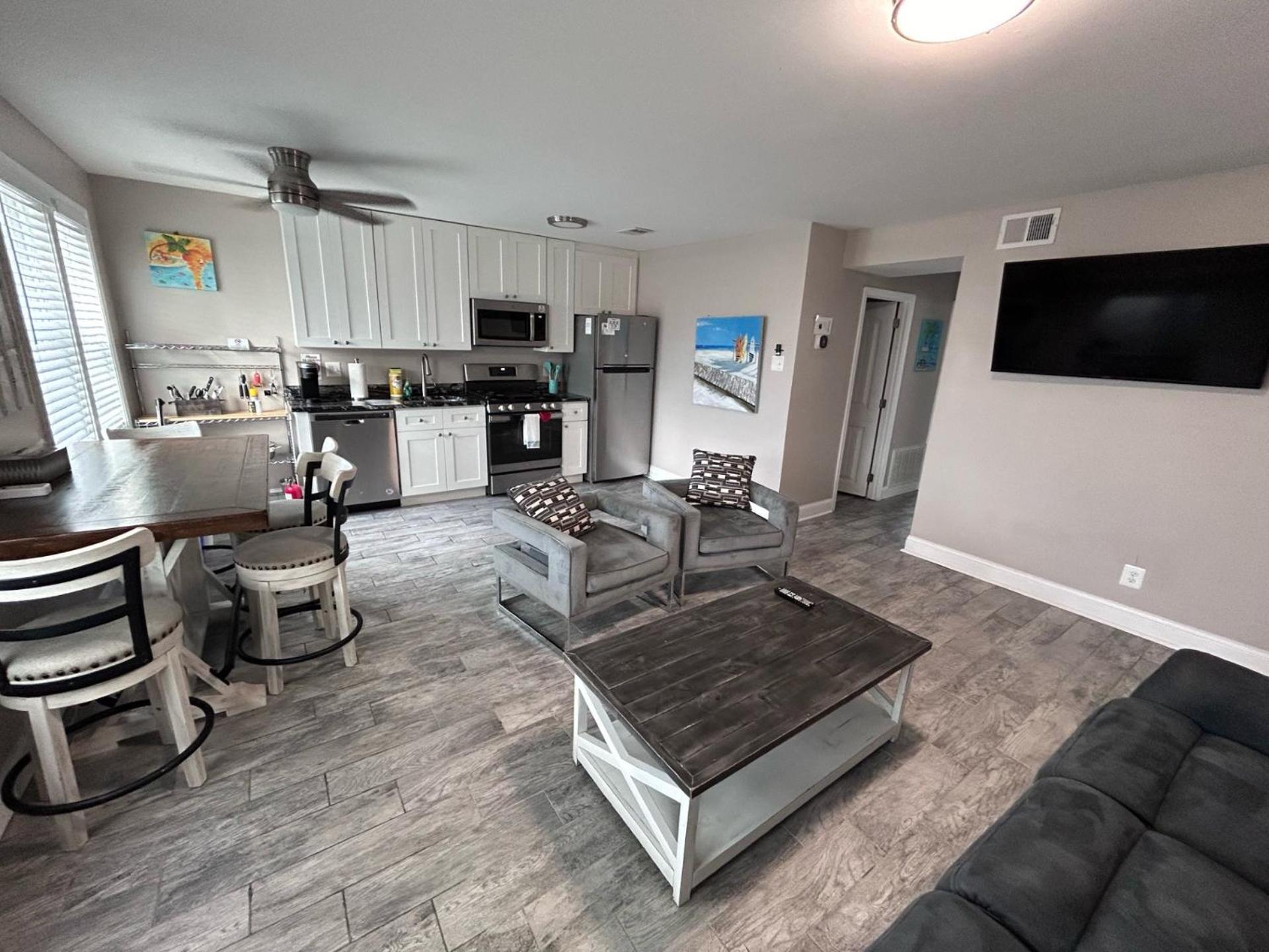 Beach Block Parking Modern Decor Porch Brigantine Exteriér fotografie